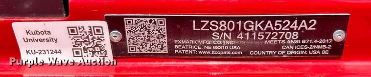 image for item EC3704 Exmark Lazer Z S-Series ZTR lawn mower