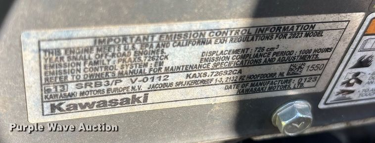 image for item EC3707 Scag Patriot ZTR lawn mower