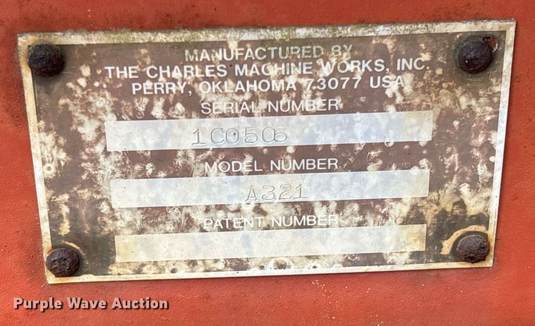 image for item EC3713 1986 Ditch Witch 3210DD trencher