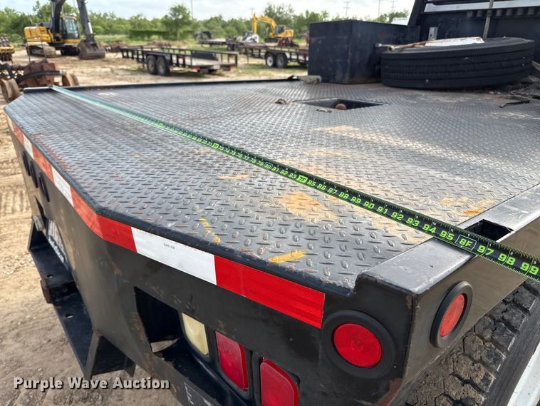 image for item ED5741 2011 Ford F650 Super Duty XL flatbed truck