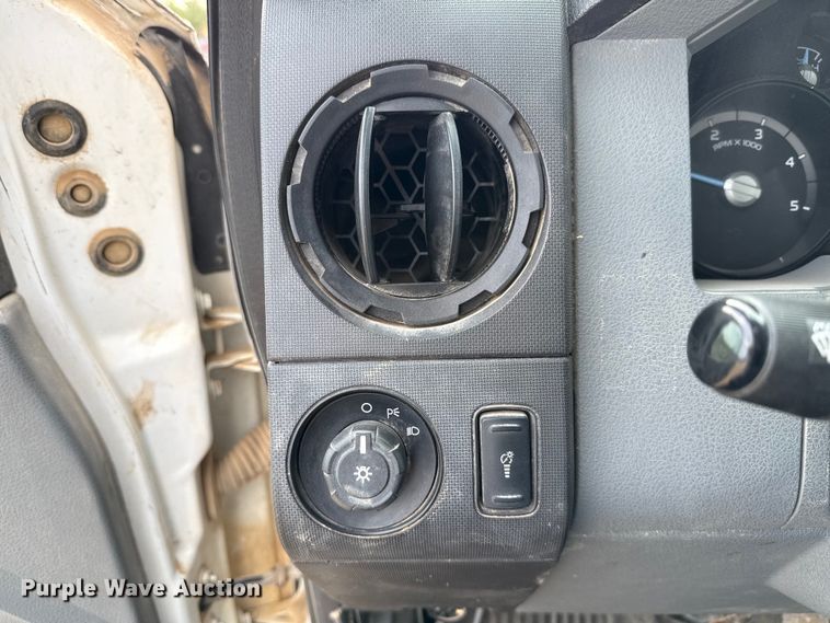 image for item ED5741 2011 Ford F650 Super Duty XL flatbed truck