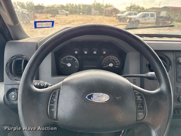 image for item ED5741 2011 Ford F650 Super Duty XL flatbed truck