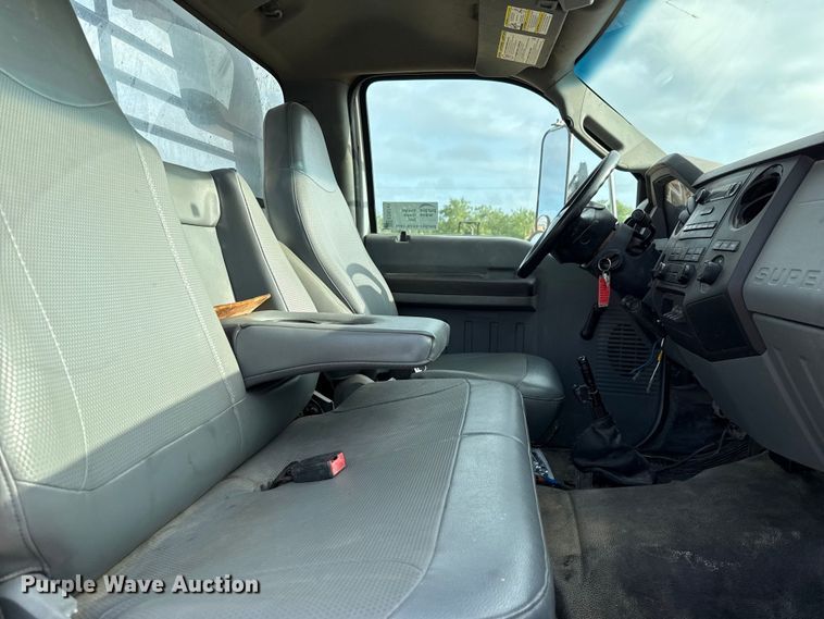 image for item ED5741 2011 Ford F650 Super Duty XL flatbed truck