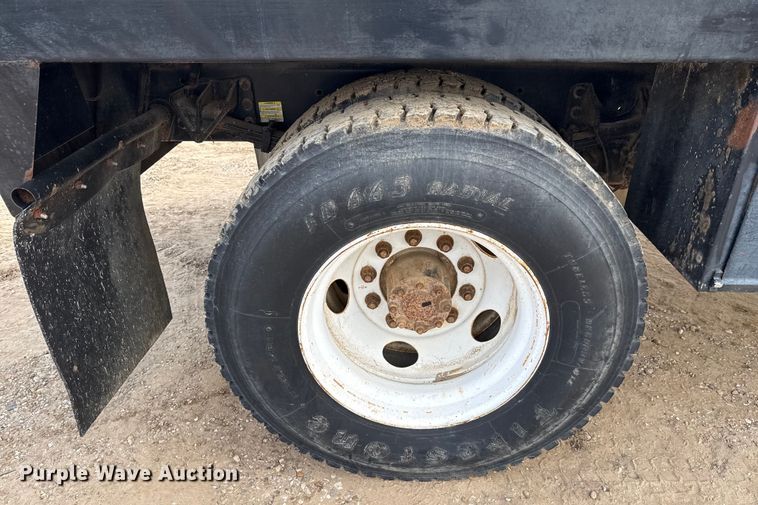 image for item ED5741 2011 Ford F650 Super Duty XL flatbed truck