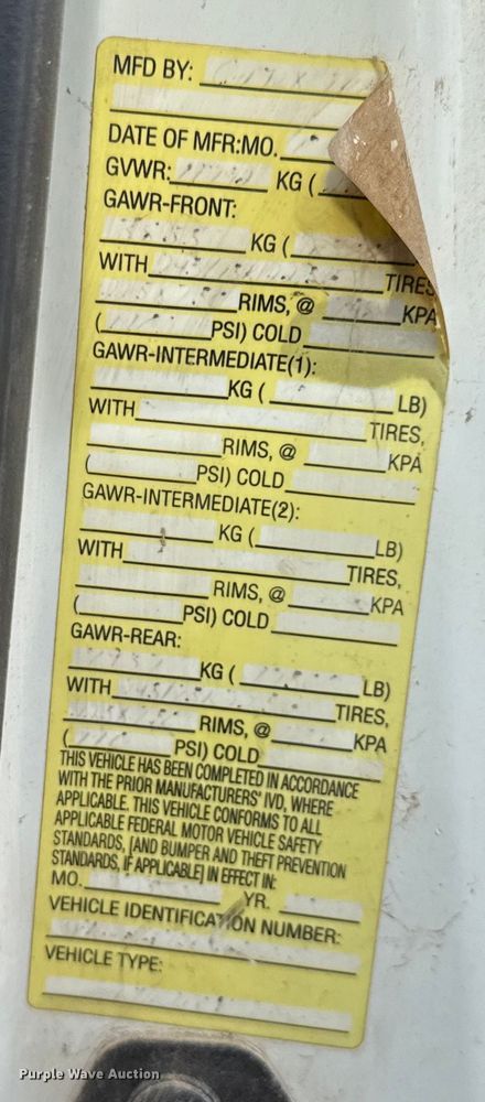 image for item ED5741 2011 Ford F650 Super Duty XL flatbed truck