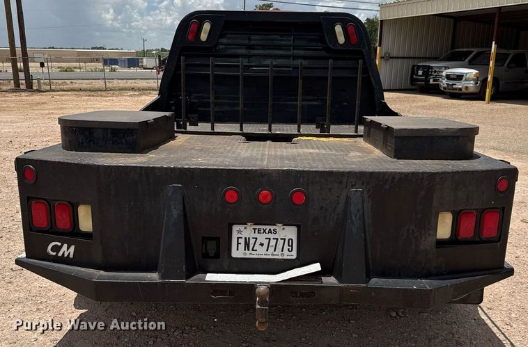 image for item ED5752 2007 Dodge Ram 3500 Quad Cab flatbed pickup truck