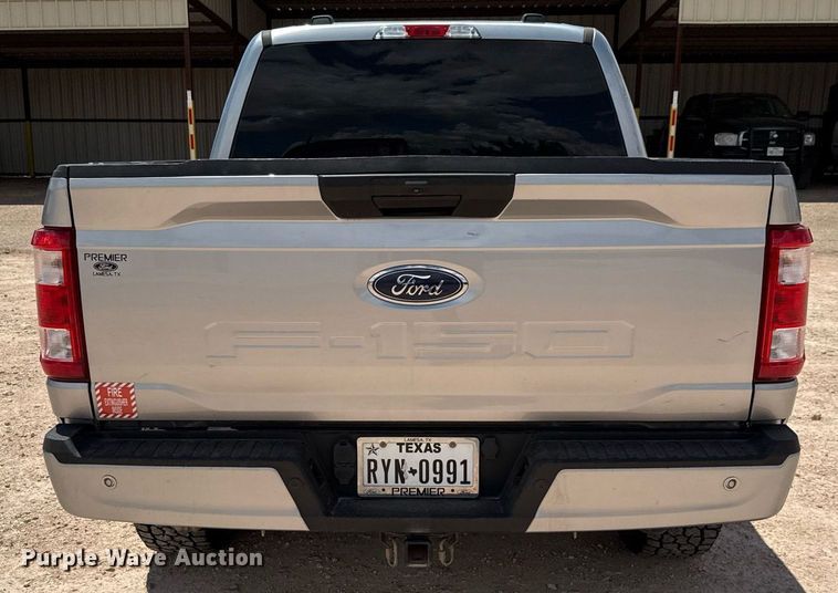 image for item ED5753 2022 Ford F150 STX SuperCrew pickup truck