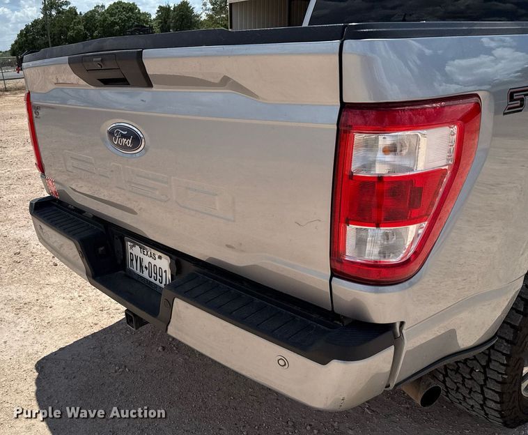 image for item ED5753 2022 Ford F150 STX SuperCrew pickup truck