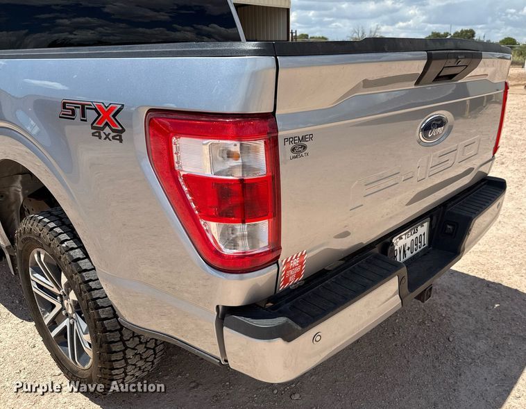 image for item ED5753 2022 Ford F150 STX SuperCrew pickup truck