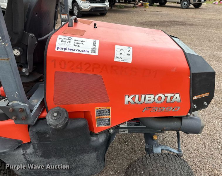 image for item ED5763 2017 Kubota F3990 lawn mower