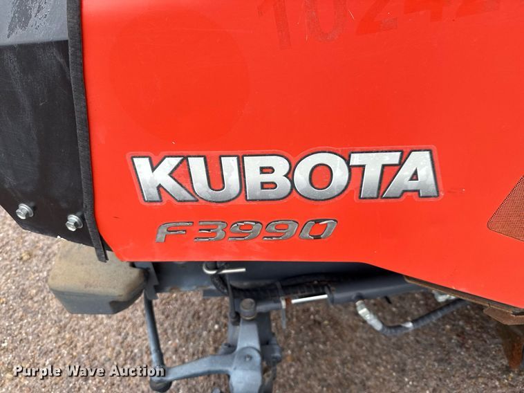 image for item ED5763 2017 Kubota F3990 lawn mower