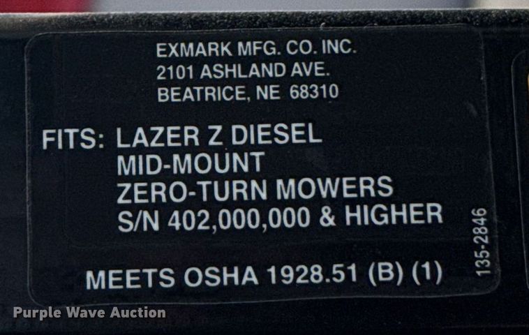 image for item ED5768 Exmark Lazer ZX ZTR lawn mower