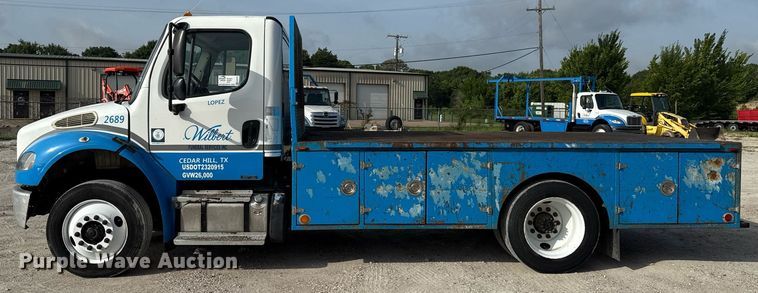 image for item ED5797 2014 Freightliner Business Class M2 flatbed truck