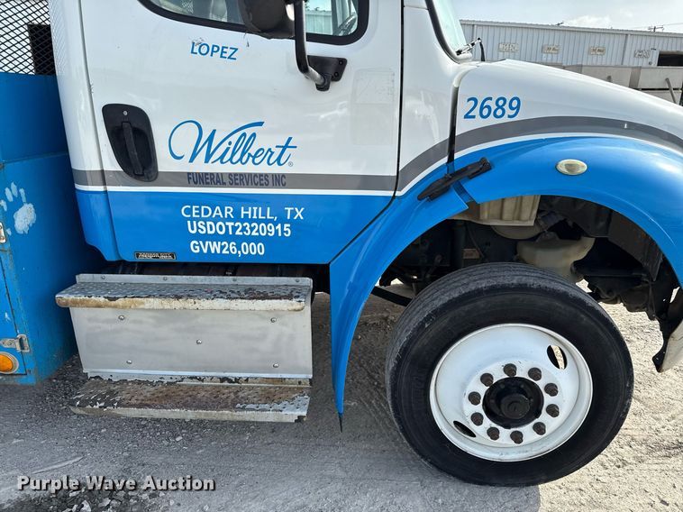 image for item ED5797 2014 Freightliner Business Class M2 flatbed truck