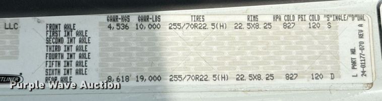 image for item ED5797 2014 Freightliner Business Class M2 flatbed truck