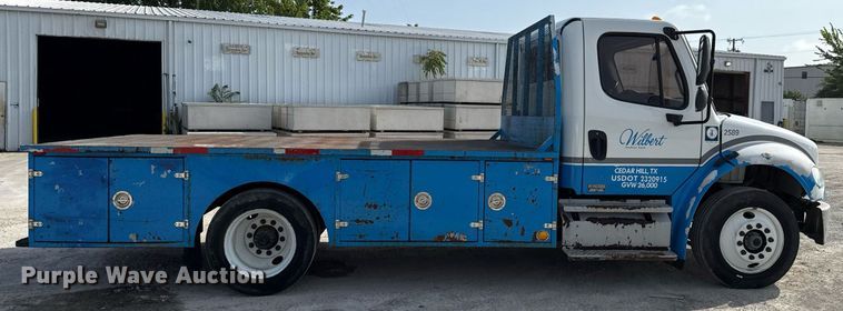 image for item ED5798 2012 Freightliner Business Class M2 flatbed truck