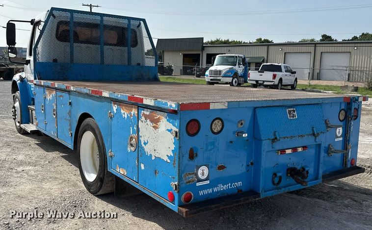 image for item ED5798 2012 Freightliner Business Class M2 flatbed truck