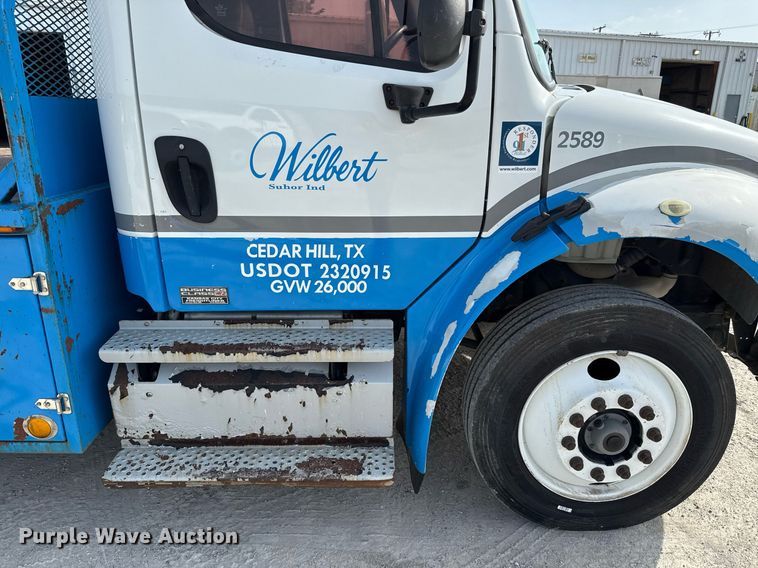 image for item ED5798 2012 Freightliner Business Class M2 flatbed truck