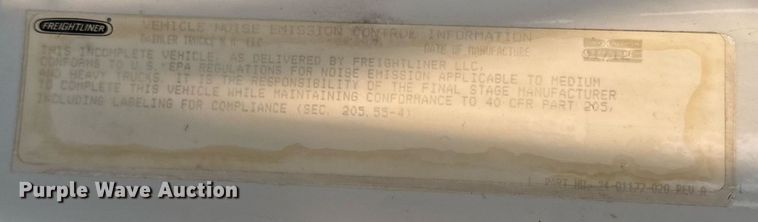 image for item ED5798 2012 Freightliner Business Class M2 flatbed truck