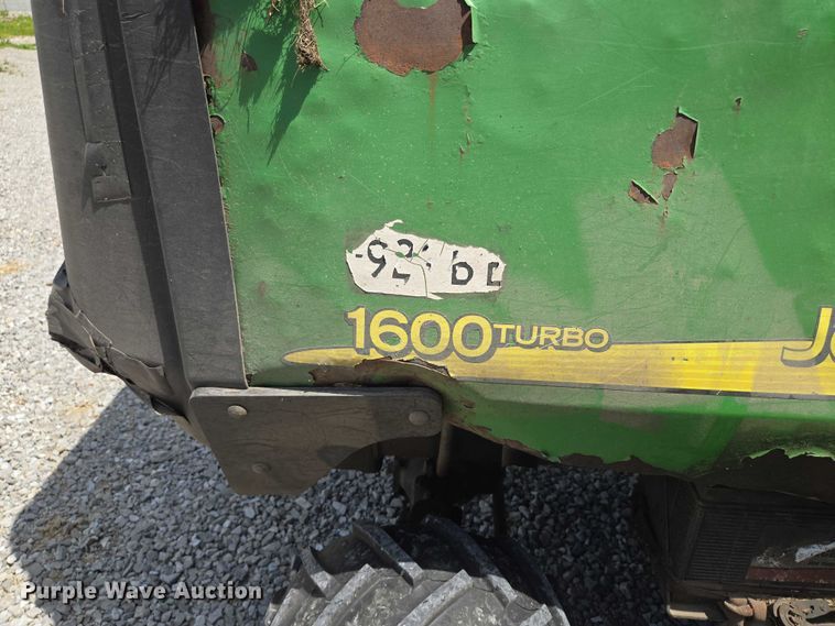 image for item EF1579 John Deere 1600Turbo ZTR lawn mower