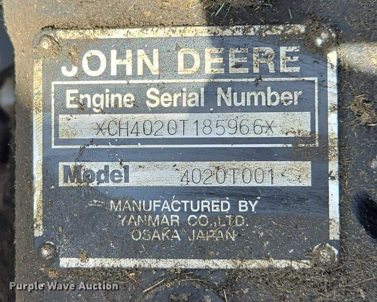 image for item EF1579 John Deere 1600Turbo ZTR lawn mower