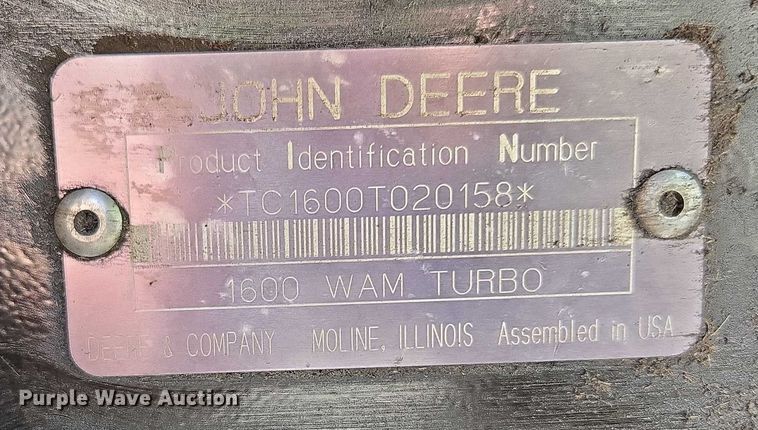 image for item EF1579 John Deere 1600Turbo ZTR lawn mower