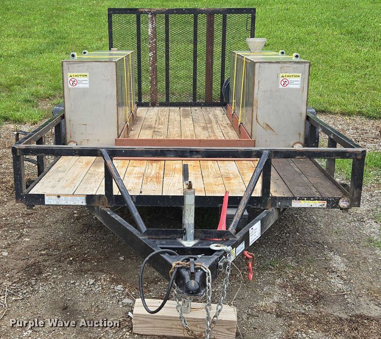 image for item EF1592 2021 Sure- Trac ST8214TAT-B-070 utility trailer