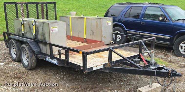 image for item EF1592 2021 Sure- Trac ST8214TAT-B-070 utility trailer