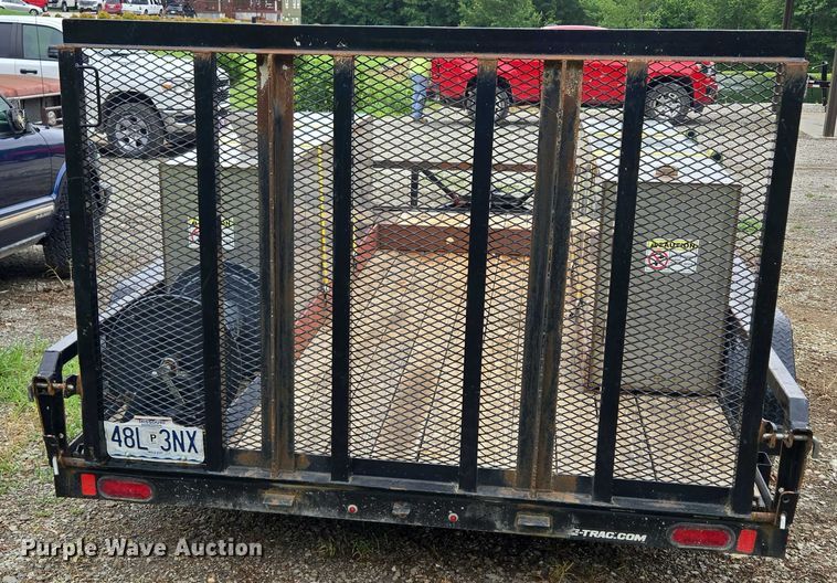 image for item EF1592 2021 Sure- Trac ST8214TAT-B-070 utility trailer