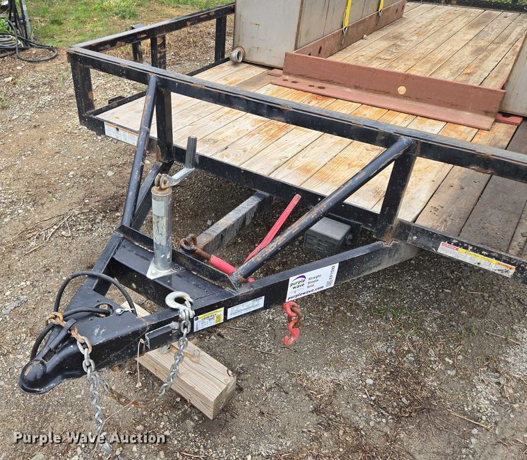 image for item EF1592 2021 Sure- Trac ST8214TAT-B-070 utility trailer