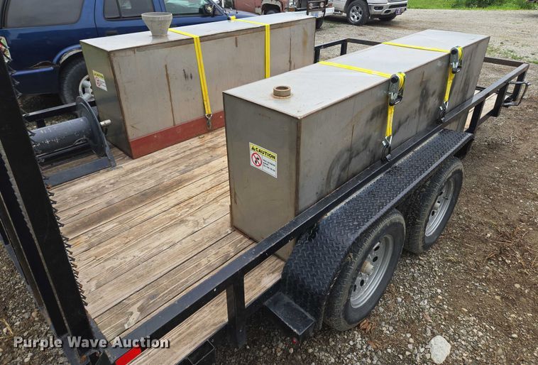 image for item EF1592 2021 Sure- Trac ST8214TAT-B-070 utility trailer