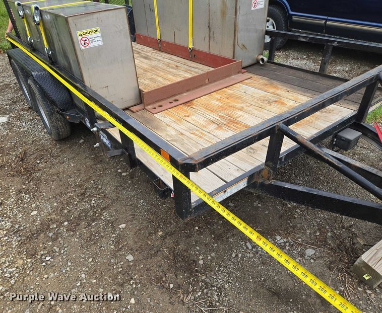image for item EF1592 2021 Sure- Trac ST8214TAT-B-070 utility trailer