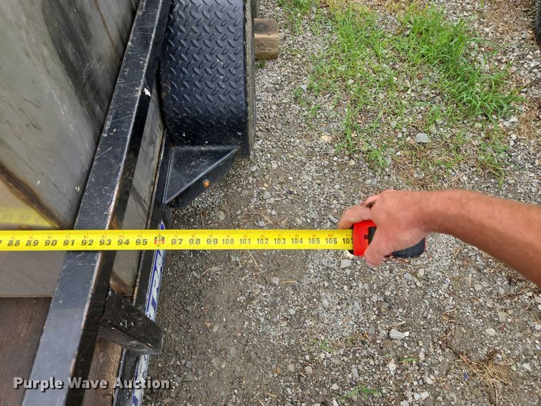 image for item EF1592 2021 Sure- Trac ST8214TAT-B-070 utility trailer