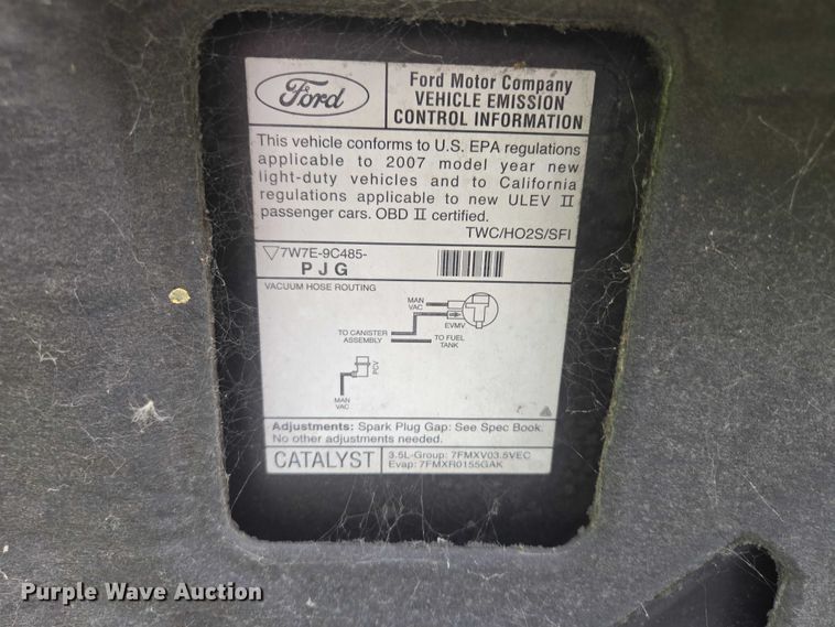 image for item EF1611 2007 Lincoln MKZ 