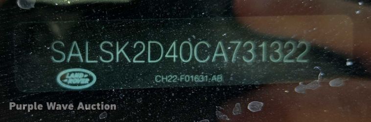 image for item EF1623 2012 Land Rover Range Rover Sport SUV