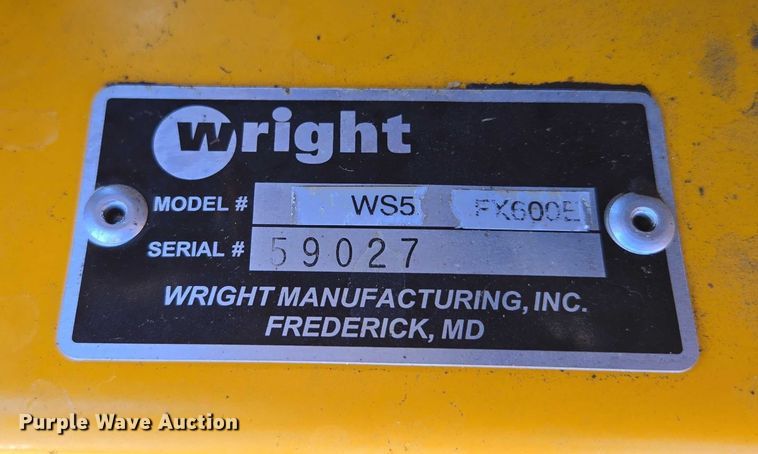 image for item EF1626 Wright Stander WS52 ZTR lawn mower