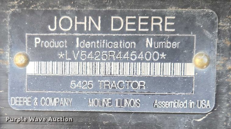 image for item EF1632 2008 John Deere 5425 tractor