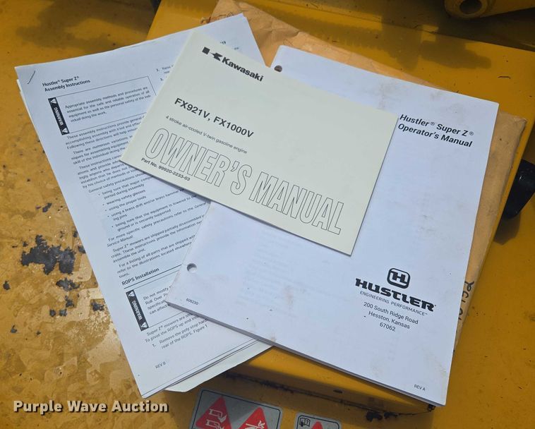 image for item EF1634 Hustler Super Z ZTR lawn mower