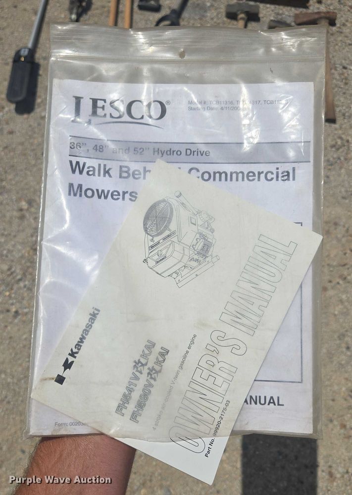 image for item EF1635 Lesco TCB11317 lawn mower