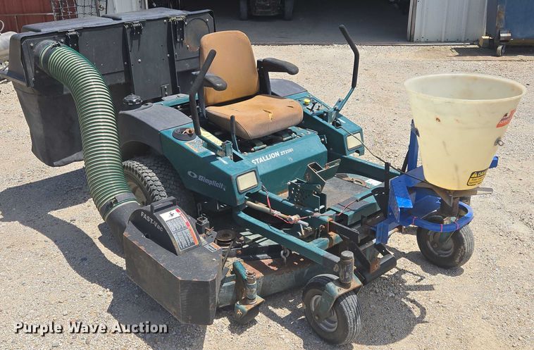 image for item EF1636 Simplicity Stallion ZT2561 ZTR lawn mower