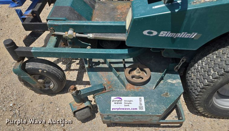 image for item EF1636 Simplicity Stallion ZT2561 ZTR lawn mower