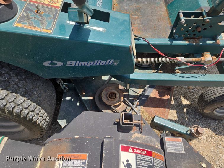 image for item EF1636 Simplicity Stallion ZT2561 ZTR lawn mower