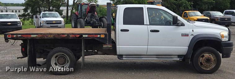 image for item EF1680 2010 Dodge Ram 5500 Crew Cab dump flatbed truck