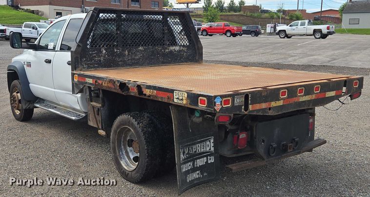 image for item EF1680 2010 Dodge Ram 5500 Crew Cab dump flatbed truck