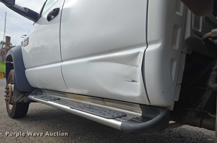 image for item EF1680 2010 Dodge Ram 5500 Crew Cab dump flatbed truck