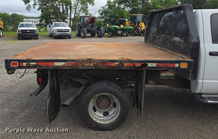 image for item EF1680 2010 Dodge Ram 5500 Crew Cab dump flatbed truck