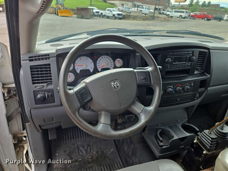 image for item EF1680 2010 Dodge Ram 5500 Crew Cab dump flatbed truck