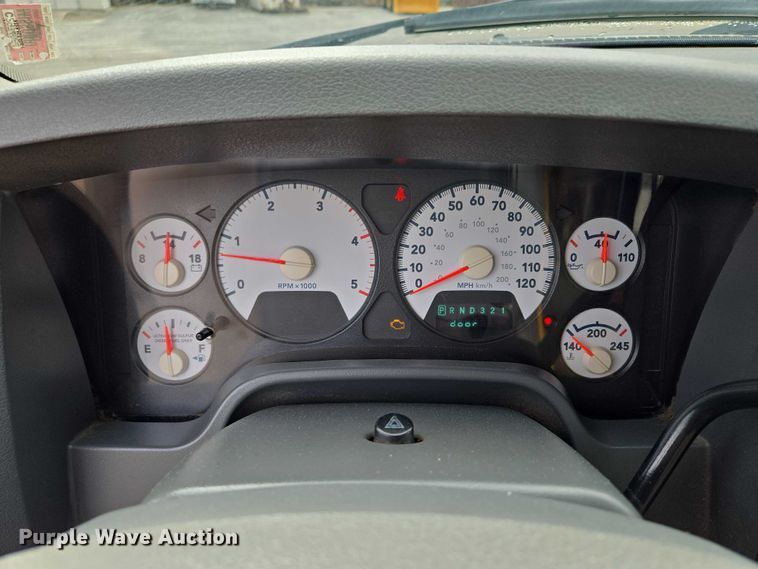 image for item EF1680 2010 Dodge Ram 5500 Crew Cab dump flatbed truck