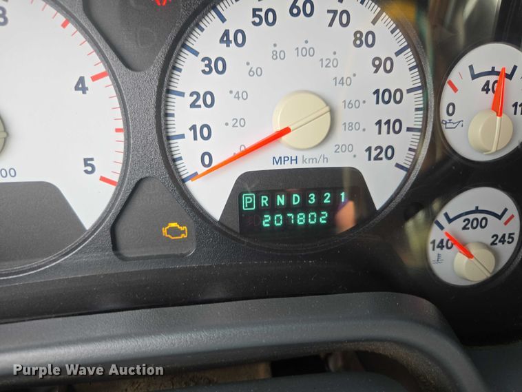 image for item EF1680 2010 Dodge Ram 5500 Crew Cab dump flatbed truck