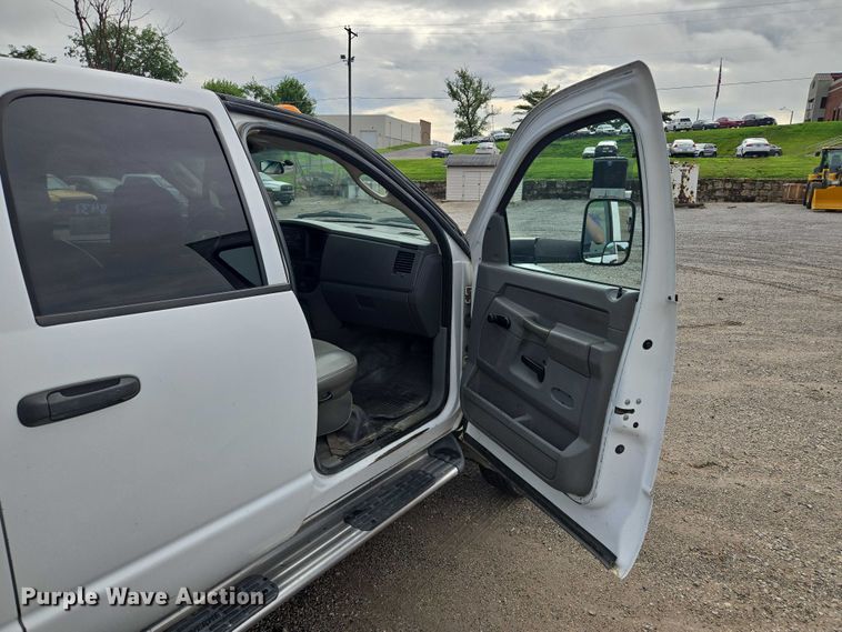 image for item EF1680 2010 Dodge Ram 5500 Crew Cab dump flatbed truck